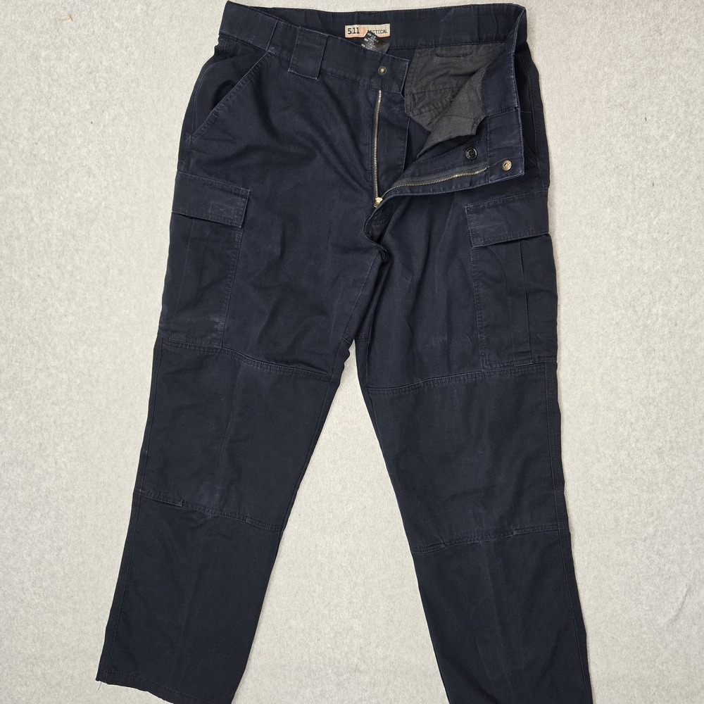 5.11 Tactical Men Pants L Navy Taclite TDU Cargo Professional Workwear